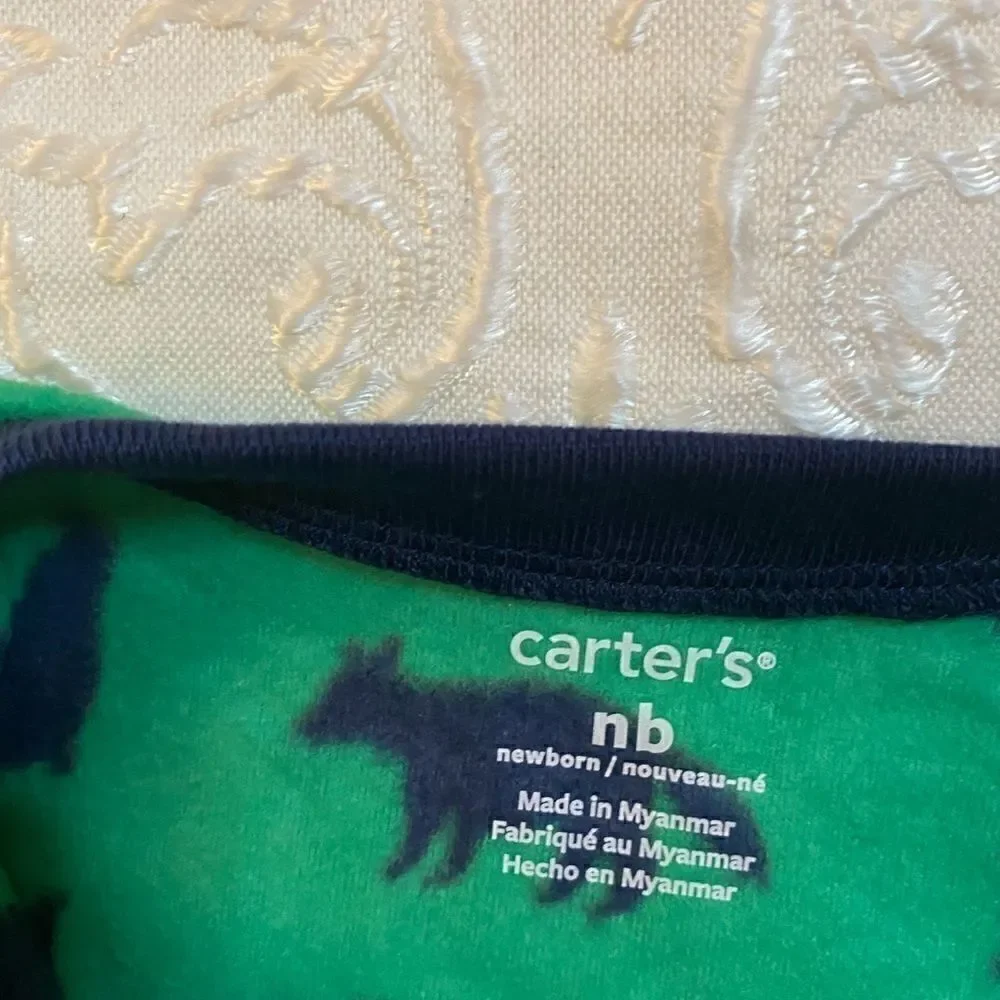 🎉Carter’s  baby boy zippered jumpsuits bodysuit